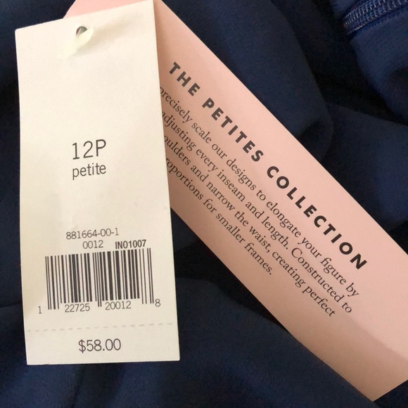 ⚡️NWT! Banana Republic blue satin ruffle top 12P - Picture 3 of 8